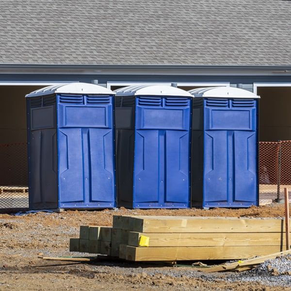 can i customize the exterior of the porta potties with my event logo or branding in Lawtons